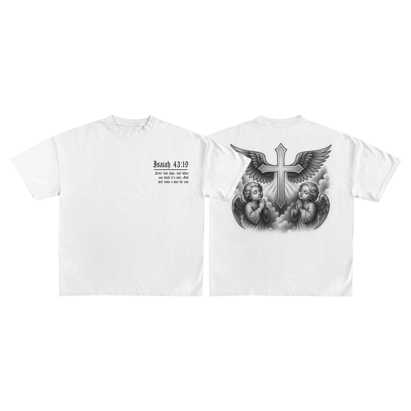 WHITE Isaiah 43:19 t-SHIRT